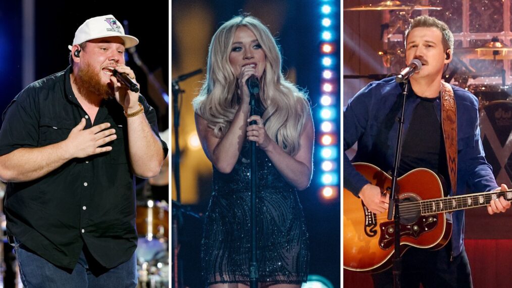 Luke Combs, Megan Moroney, and Morgan Wallen