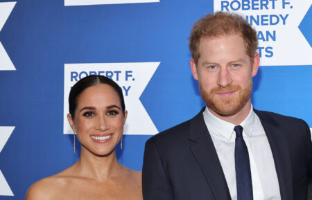 Meghan, Duchess of Sussex and Prince Harry, Duke of Sussex attend the 2022 Robert F. Kennedy Human Rights Ripple of Hope Gala at New York Hilton on December 06, 2022 in New York City.