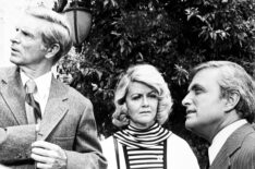 Tim O'Connor, Dorothy Malone, and Ed Nelson in Murder in Peyton Place