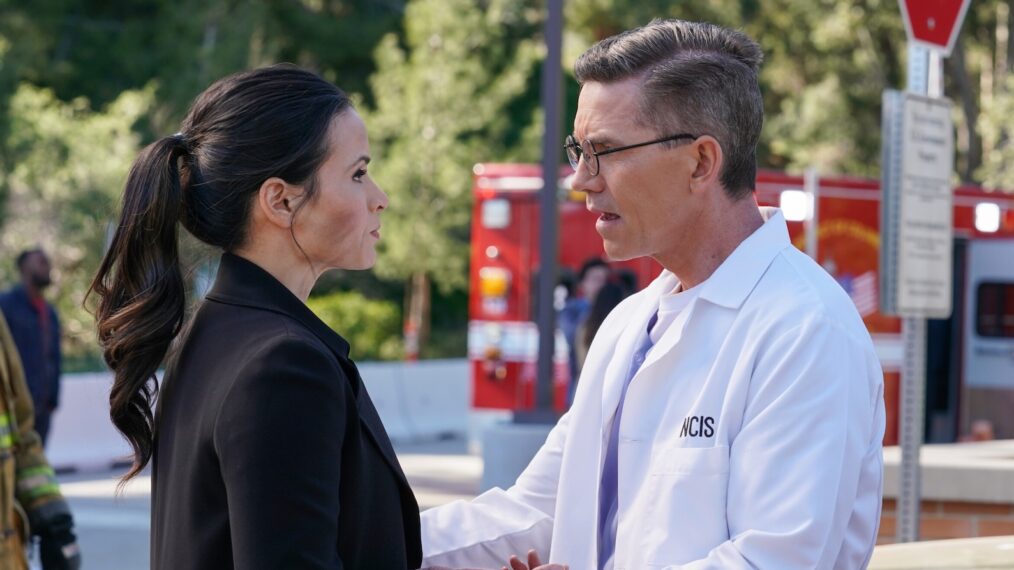 Katrina Law as NCIS Special Agent Jessica Knight and Brian Dietzen as Jimmy Palmer — 'NCIS' Season 20 Episode 19 