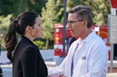 Katrina Law as NCIS Special Agent Jessica Knight and Brian Dietzen as Jimmy Palmer — 'NCIS' Season 20 Episode 19 'In the Spotlight'