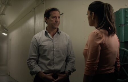 Henry Ian Cusick as Swift and Vanessa Lachey as Jane in 'NCIS: Hawai'i' Season 3 Episode 9 'Spill the Tea'