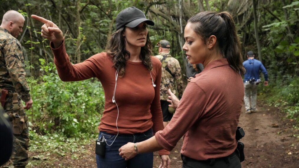 Director Daniela Ruah and Vanessa Lachey as Jane Tennant — 'NCIS: Hawai'i' Season 3 Episode 7 