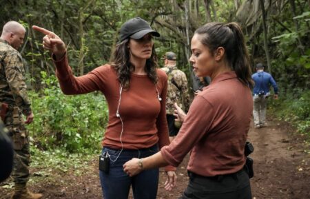Director Daniela Ruah and Vanessa Lachey as Jane Tennant — 'NCIS: Hawai'i' Season 3 Episode 7 