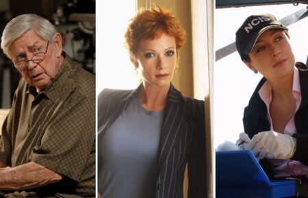 (L-R) Ralph Waite, Lauren Holly, and Sasha Alexander in 'NCIS'