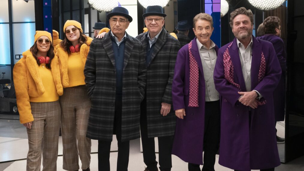 Eva Longoria, Selena Gomez, Eugene Levy, Steve Martin, Martin Short, Zach Galifianakis for ‘Only Murders in the Building’