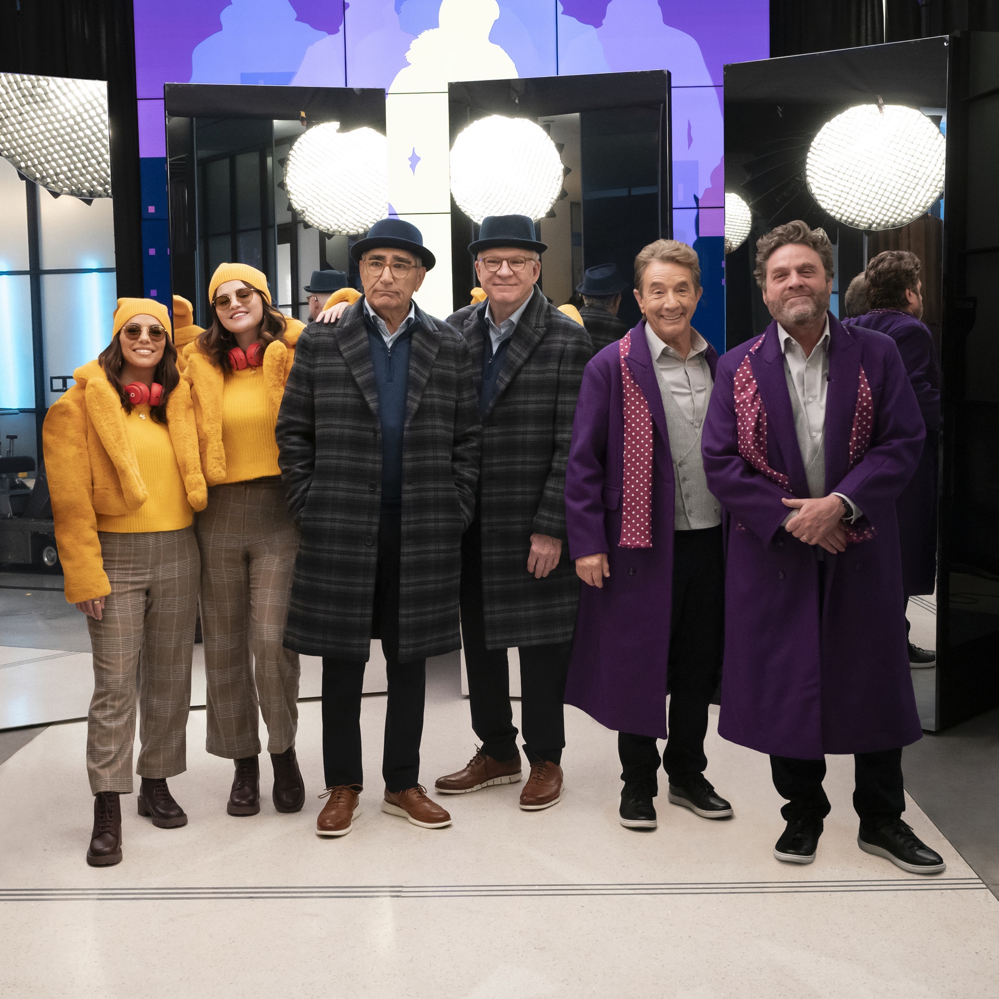 EVA LONGORIA, SELENA GOMEZ, EUGENE LEVY, STEVE MARTIN, MARTIN SHORT, ZACH GALIFIANAKIS for 'Only Murders in the Building'
