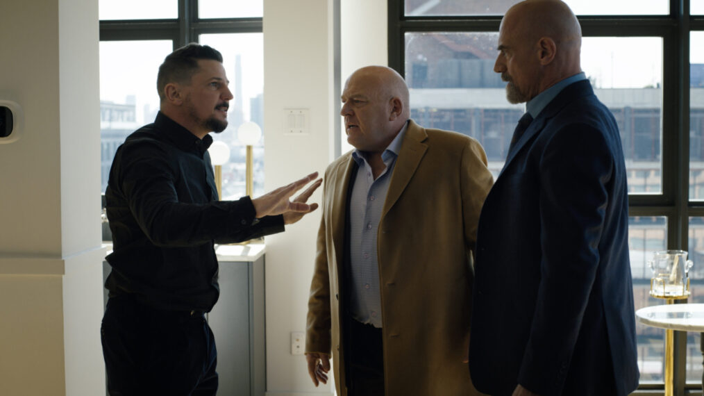 Michael Trotter, Dean Norris, and Christopher Meloni — 'Law & Order: Organized Crime'