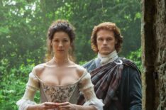 Caitriona Balfe and Sam Heughan as Claire and Jamie on 'Outlander'