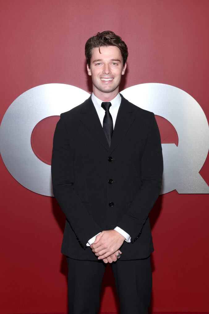 Patrick Schwarzenegger arrives at the GQ Men of the Year Party 2023 at Bar Marmont on November 16, 2023 in Los Angeles, California.