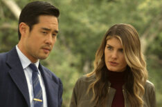 Raymond Lee as Dr. Ben Song, Caitlin Bassett as Addison in 'Quantum Leap' - Season 2