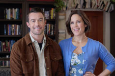 Robert Buckley and Erin Krakow in 'Blind Date Book Club'