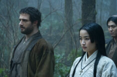 Cosmo Jarvis as John Blackthorne, Anna Sawai as Toda Mariko in 'Shōgun' Episode 7