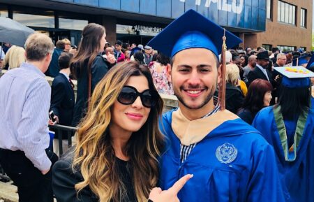 Siggy Flicker and stepson Tyler