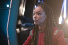 Sonequa Martin-Green as Burnham in Star Trek: Discovery, episode 1, season 5