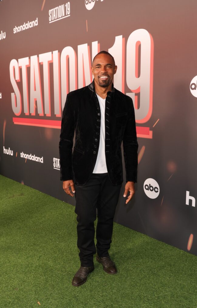 Jason George at the 'Station 19' Wrap Party