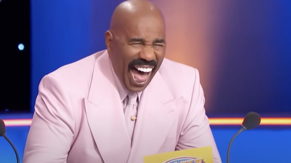 'Family Feud' See Steve Harvey's Hilarious Reaction to Contestant's
