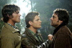 Jared Padalecki, Jensen Ackles, and Jeffrey Dean Morgan in 'Supernatural' Season 1