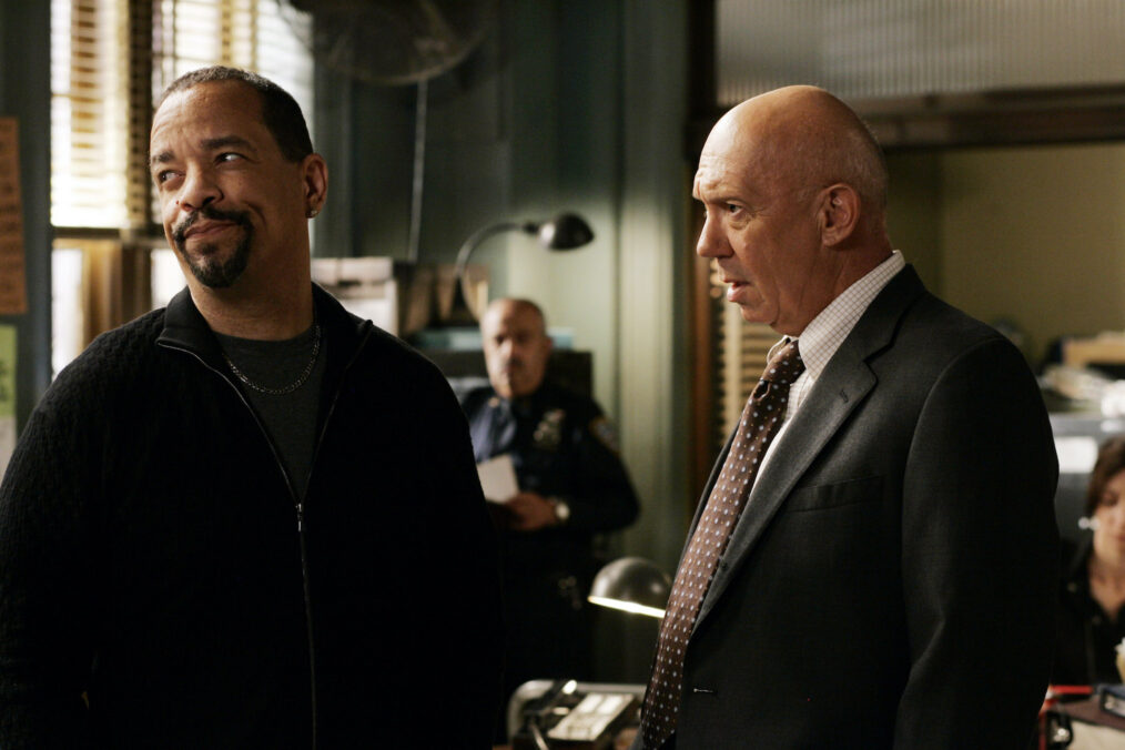 Ice-T and Dann Florek in 'Law & Order: SVU' Season 10