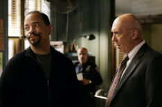 Ice-T and Dann Florek in 'Law & Order: SVU' Season 10