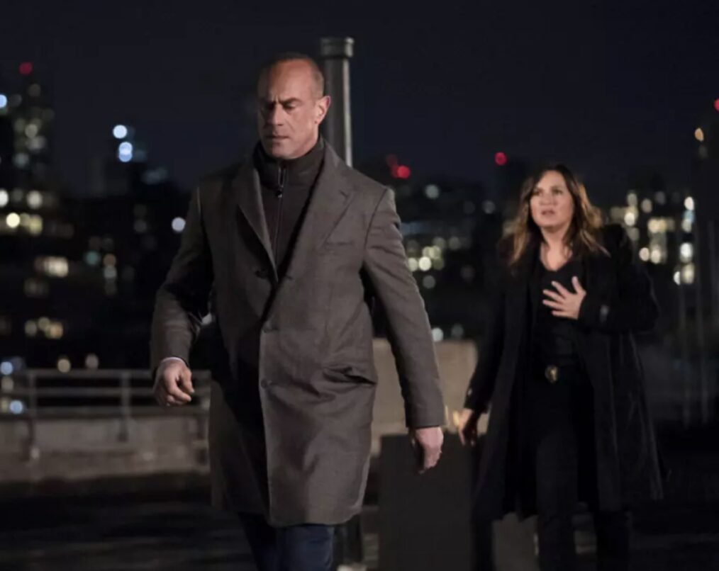 Christopher Meloni and Mariska Hargitay in 'Law & Order: SVU' Season 22 Episode 9