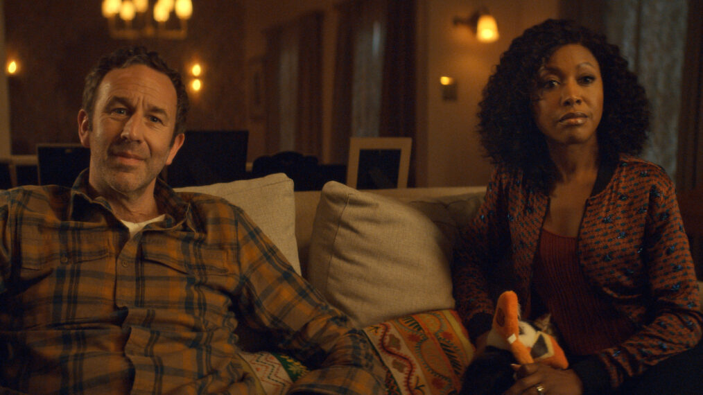 Chris O’Dowd as Dusty and Gabrielle Dennis as Cass in 'The Big Door Prize' Season 2 Episode 1 