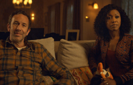 Chris O’Dowd as Dusty and Gabrielle Dennis as Cass in 'The Big Door Prize' Season 2 Episode 1 