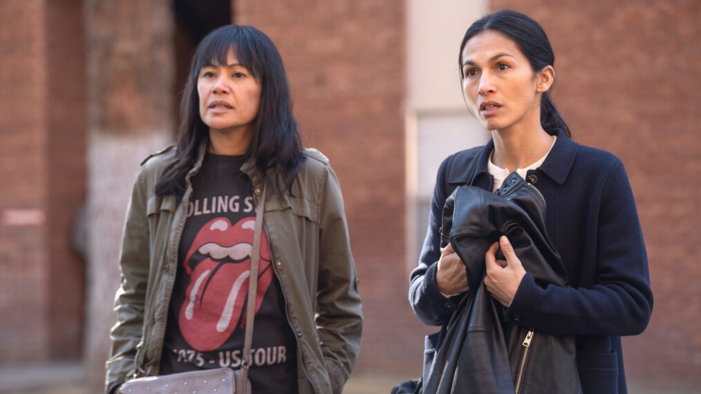 Martha Millan and Élodie Yung as Fiona and Thony in 'The Cleaning Lady' - Season 3, Episode 6