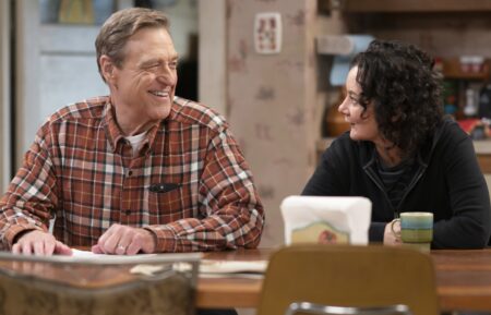 John Goodman and Sara Gilbert in 'The Conners'