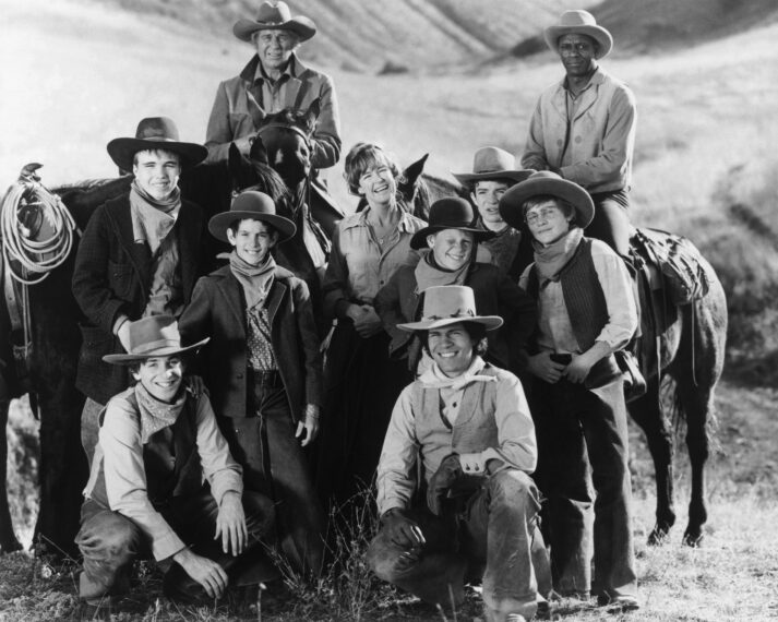 'The Cowboys' cast in 1974