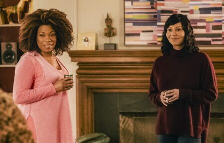 Lorraine Toussaint as Viola 'Vi' Marsette and Gloria Reuben as Trish in 'The Equalizer' Season 4 Episode 5 - 'The Whistleblower'