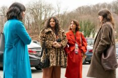 Christina Elmore, Natasha Behnam, Carla Gugino, and Melissa Benoist in 'The Girls on the Bus'