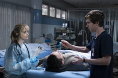 Kayla Cromer as Charlie, Freddie Highmore as Shaun in 'The Good Doctor' Season 7 Episode 6 - 'M.C.E.'