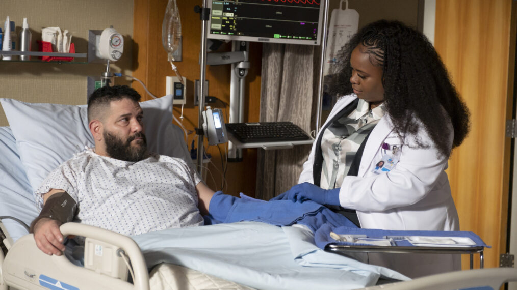 Guillermo Díaz and Bria Henderson in 'The Good Doctor' Season 7 Episode 7 - 'Faith'