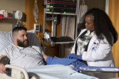 Guillermo Díaz and Bria Henderson in 'The Good Doctor' Season 7 Episode 7 - 'Faith'