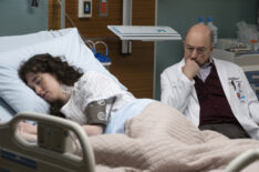 Father and daughter Richard Schiff and Ruby Kelley as Dr. Glassman and Hannah in 'The Good Doctor' Season 7 Episode 7 - 'Faith'