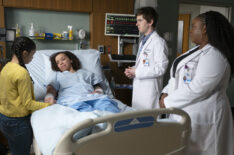 Yasmeen Kelders, Zarrin Darnell-Martin, Freddie Highmore, and Bria Samoné Henderson in 'The Good Doctor' Season 7 Episode 7 - 'Faith'