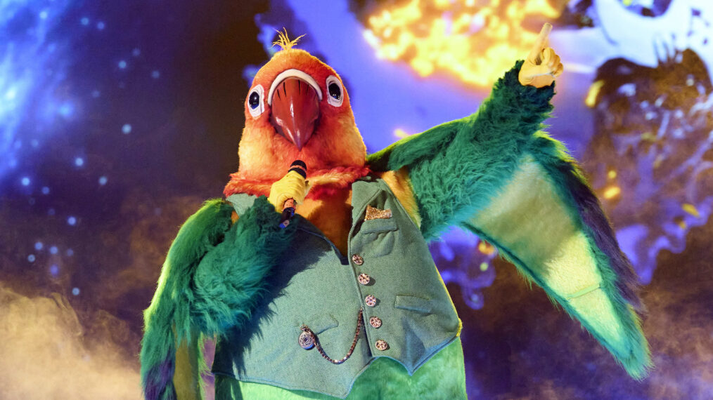Lovebird performs in 'The Masked Singer' Season 11