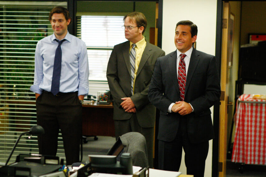 John Krasinski, Rainn Wilson und Steve Carell für „The Office“