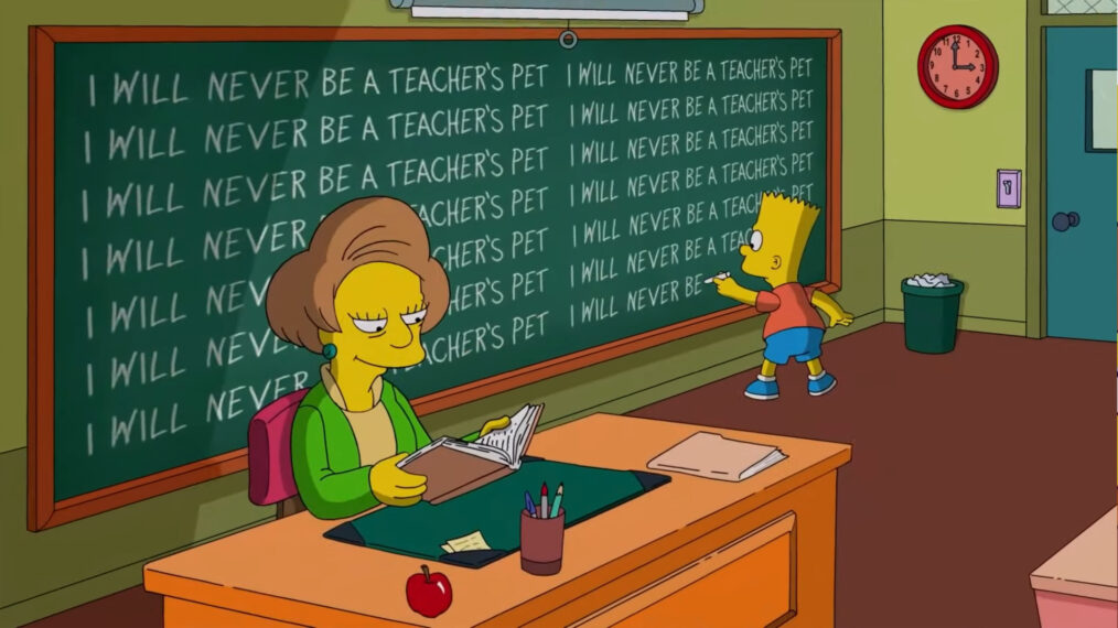 Edna Krabappel on 'The Simpsons'