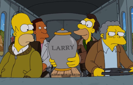 Larry's remains on 'The Simpsons'
