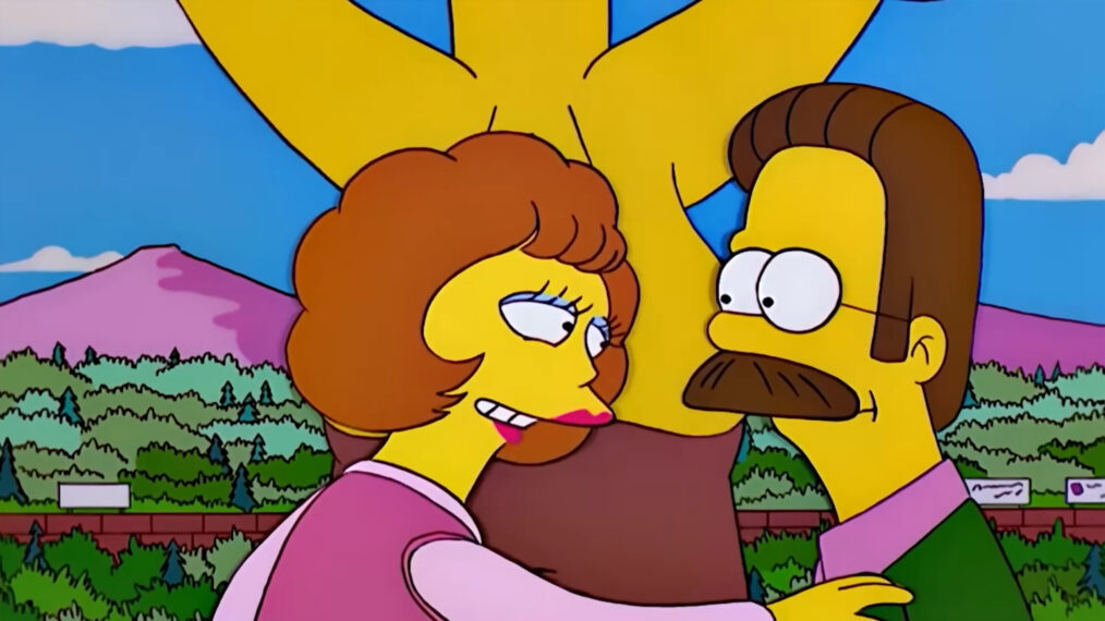 Maude & Ned Flanders on 'The Simpsons'