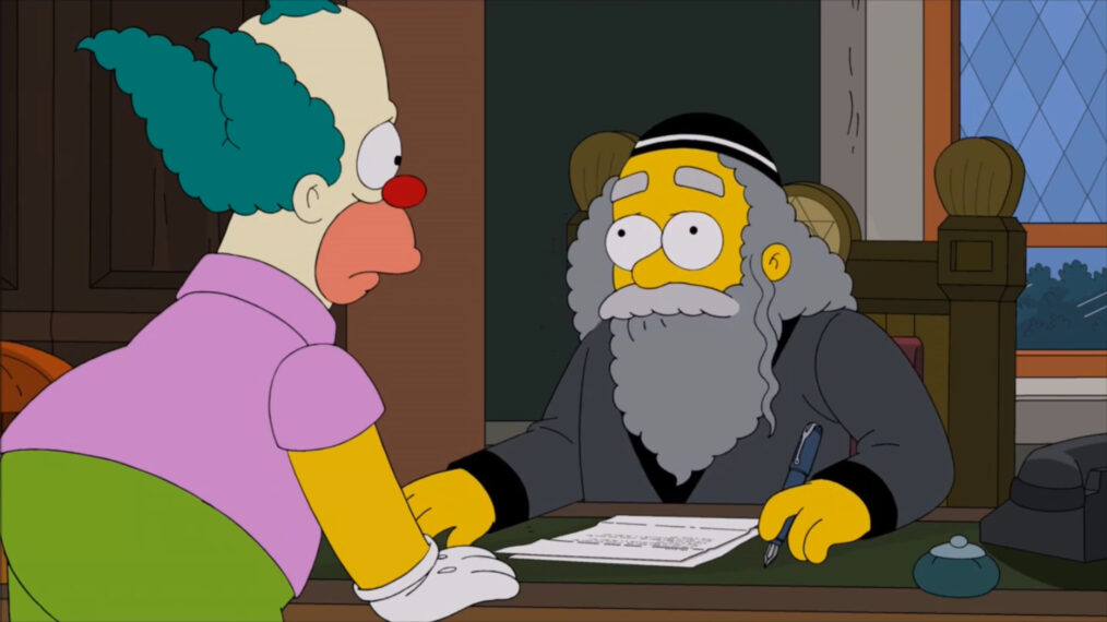 Rabbi Hyman Krustofsky on 'The Simpsons'
