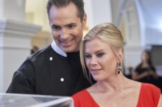 Victor Webster and Alison Sweeney in 'The Wedding Veil Legacy'