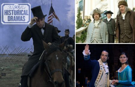 'Lincoln,' 'John Adams,' 'Hamilton,' and more titles make TV Insider's Top 50 Historical Dramas