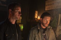 Justin Hartley as Colter Shaw and Jensen Ackles as Russell Shaw in 'Tracker' Season 1 Episode 12 'Off the Books'