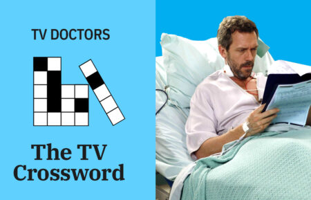 TV Doctors Crossword Header Hugh Laurie House