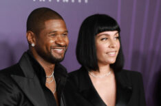 Usher and Jennifer Goicoechea Raymond attend the 55th Annual NAACP Awards