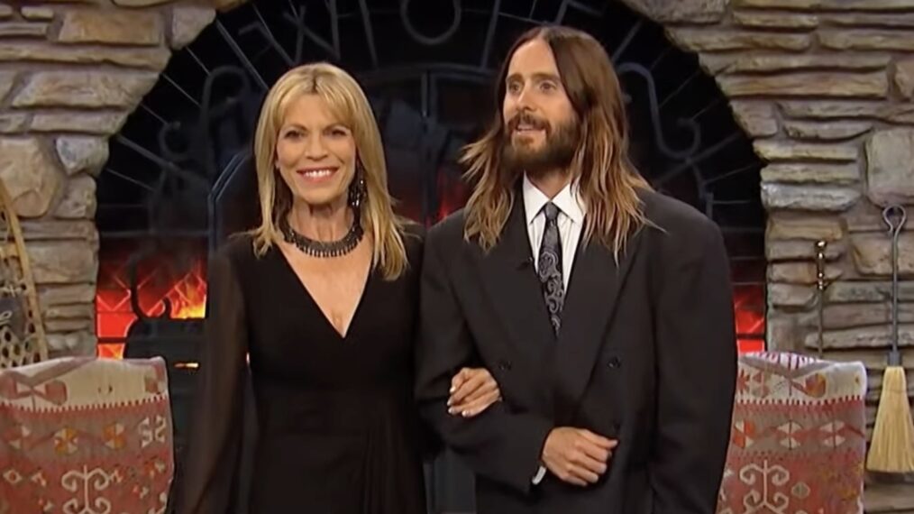 Vanna White and Jared Leto on Wheel of Fortune