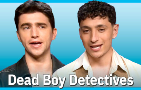 George Rexstrew and Jayden Revri from 'Dead Boy Detectives'
